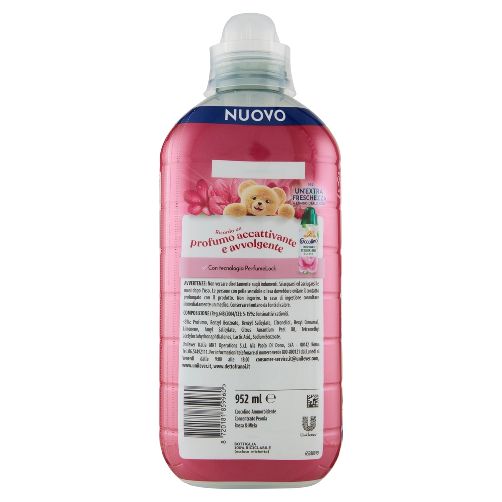 Coccolino Ammorbidente Concentrato Perfume Peonia Rossa & Mela 45 Lavaggi 952 ml